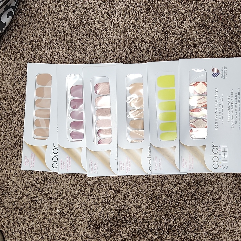 Color Street Nail Strips Lot Of 6